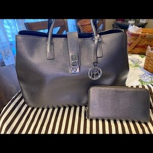 Henri Bendel West 57th Metallic Day Tote
